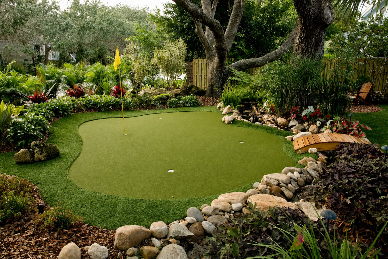 Putting green turf